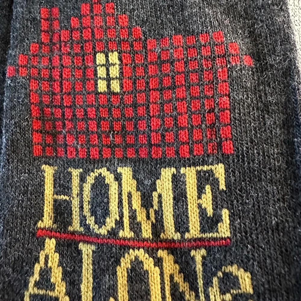 Classic Christmas Movie Home Alone Gray Socks